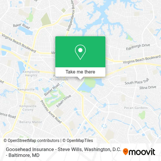 Goosehead Insurance - Steve Wills map