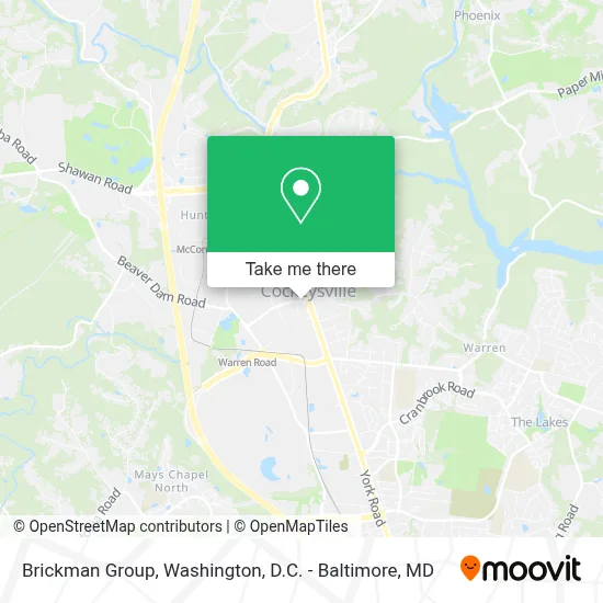 Brickman Group map