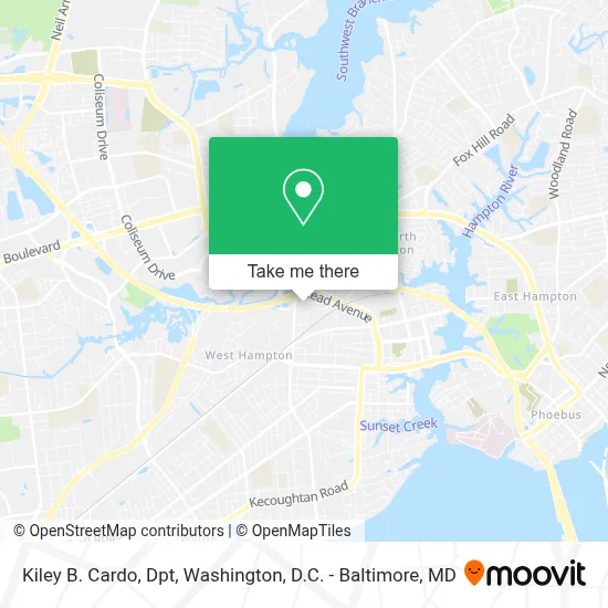 Kiley B. Cardo, Dpt map