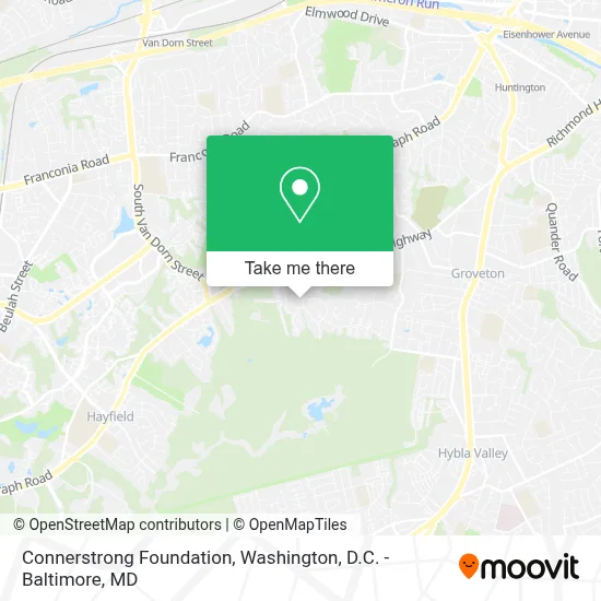 Connerstrong Foundation map