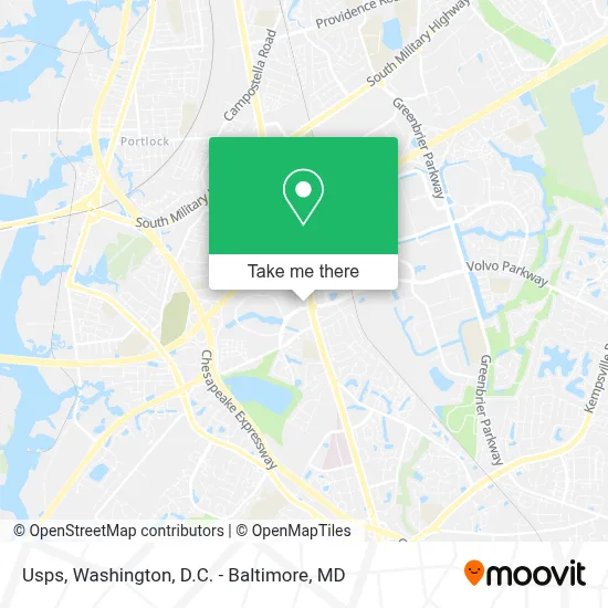 Usps map