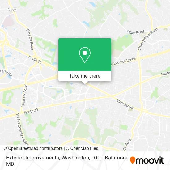 Exterior Improvements map