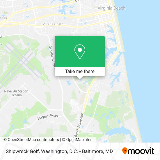 Shipwreck Golf map