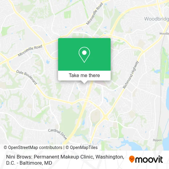Nini Brows: Permanent Makeup Clinic map