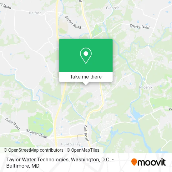 Taylor Water Technologies map