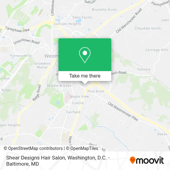 Shear Designs Hair Salon map