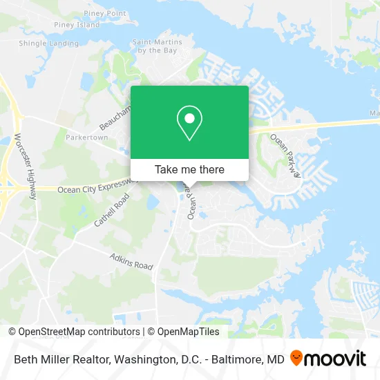 Beth Miller Realtor map