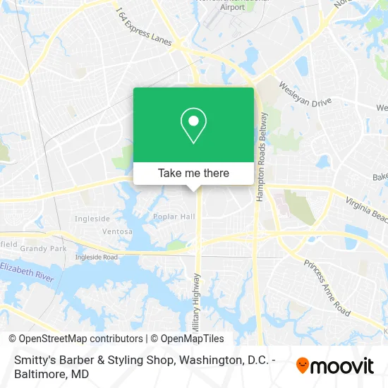 Smitty's Barber & Styling Shop map