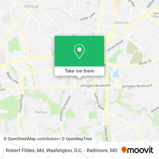 Robert Fildes, Md map