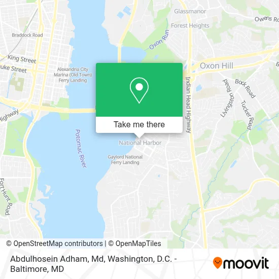 Abdulhosein Adham, Md map