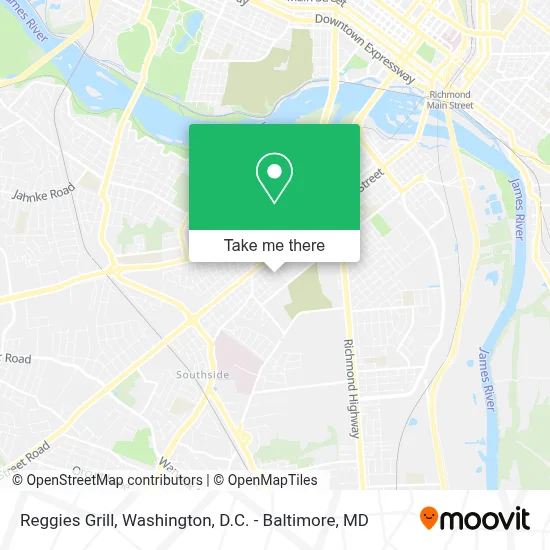 Reggies Grill map