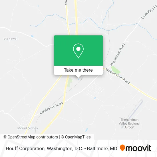 Houff Corporation map