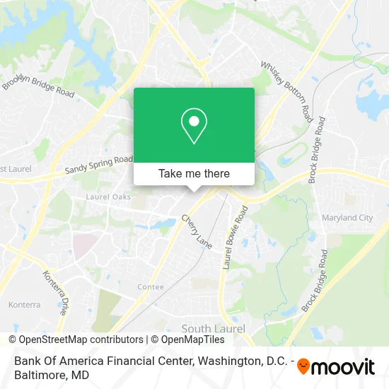 Bank Of America Financial Center map