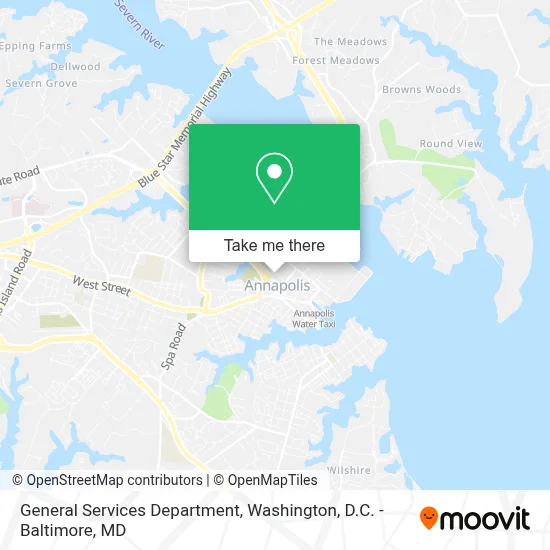 General Services Department map