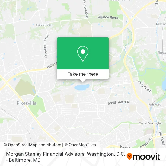 Morgan Stanley Financial Advisors map
