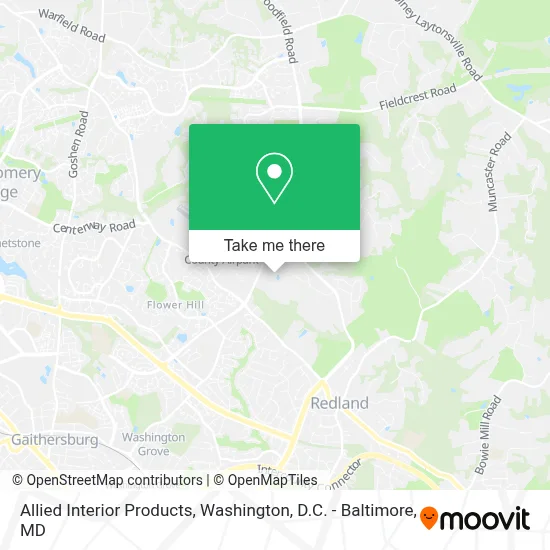 Allied Interior Products map