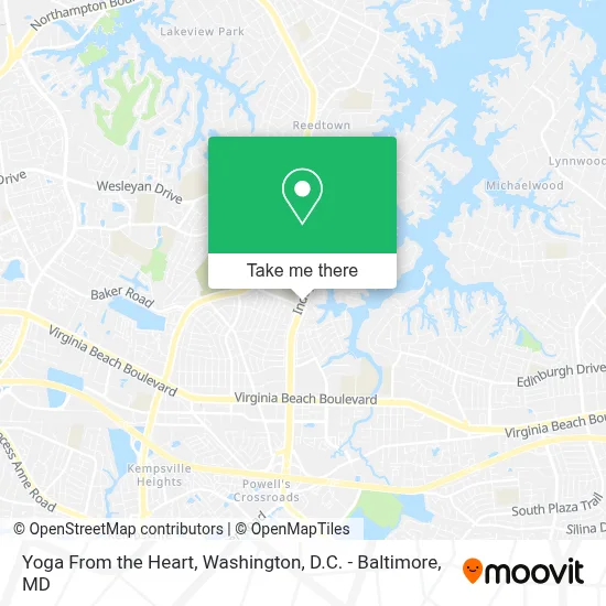 Yoga From the Heart map