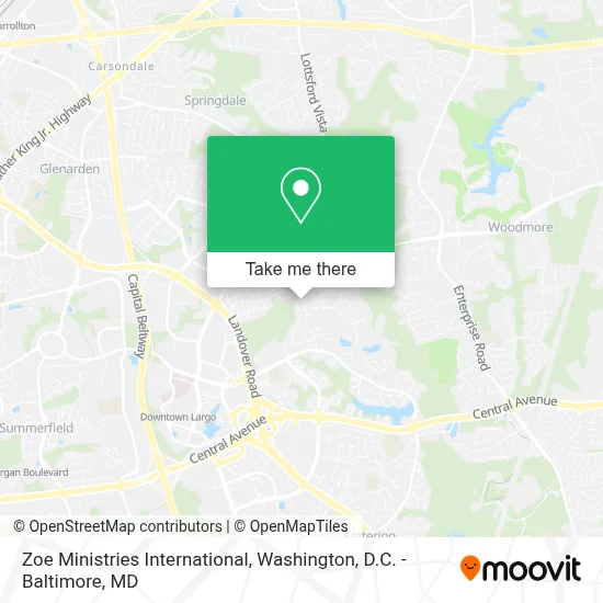 Zoe Ministries International map