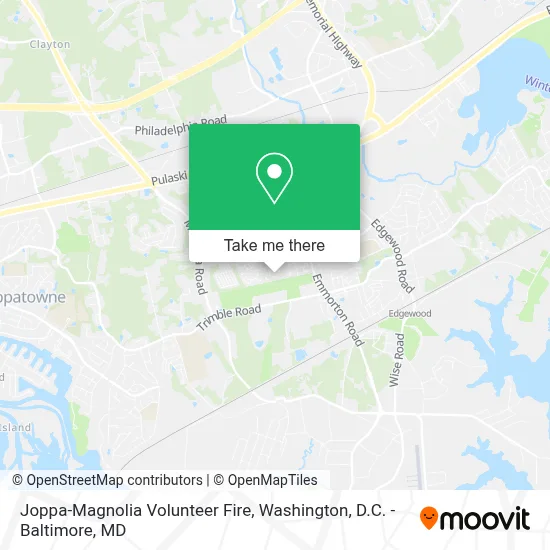 Joppa-Magnolia Volunteer Fire map