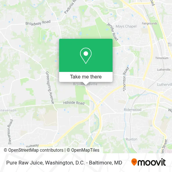 Pure Raw Juice map