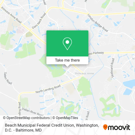 Beach Municipal Federal Credit Union map