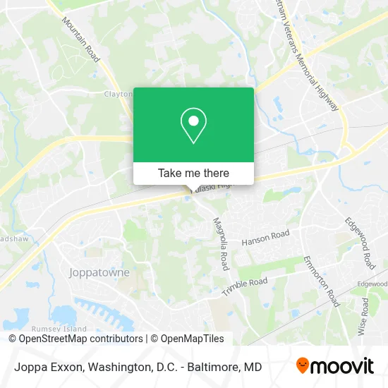 Joppa Exxon map