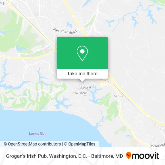 Grogan's Irish Pub map