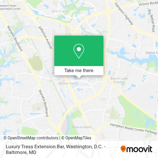 Luxury Tress Extension Bar map
