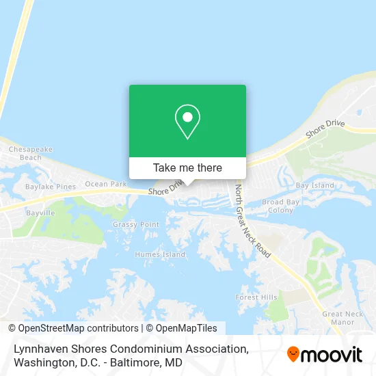 Lynnhaven Shores Condominium Association map