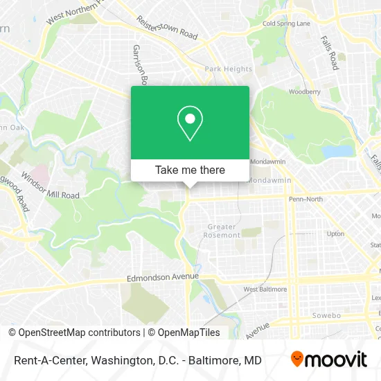 Rent-A-Center map