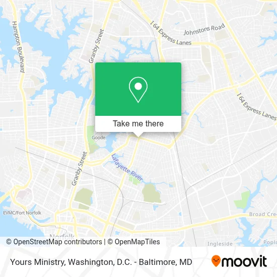 Yours Ministry map