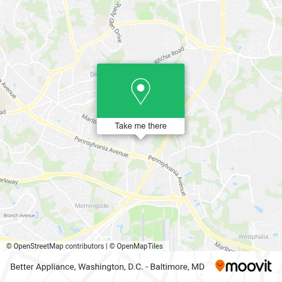 Better Appliance map