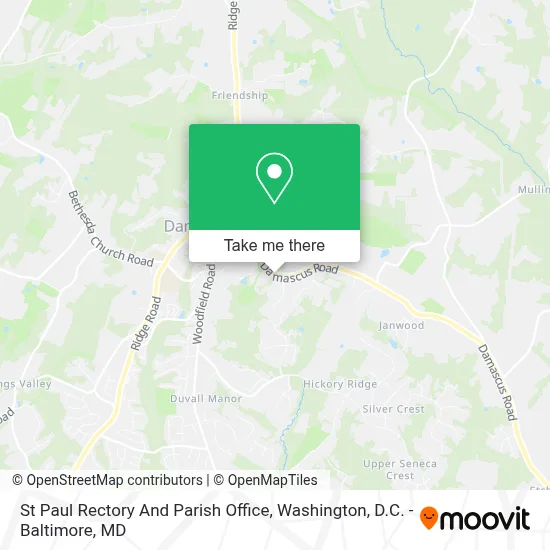 St Paul Rectory And Parish Office map