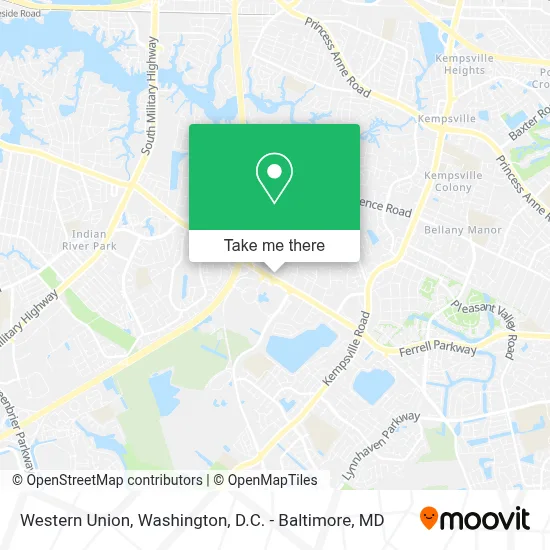 Western Union map