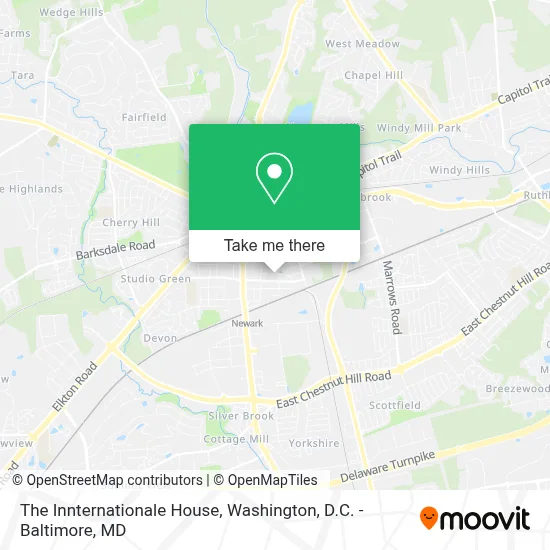 The Innternationale House map