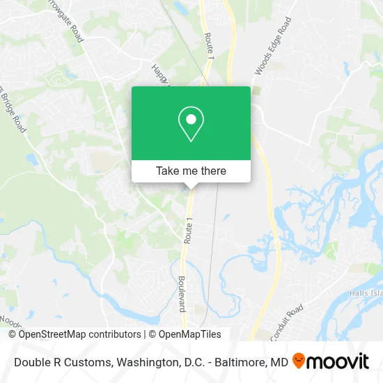 Double R Customs map
