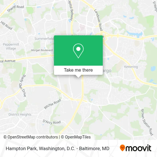 Hampton Park map