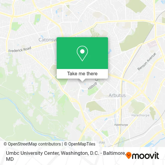 Umbc University Center map