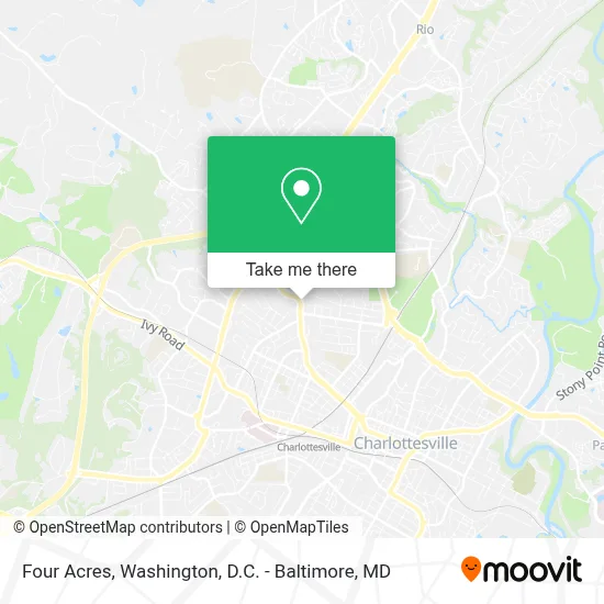 Four Acres map