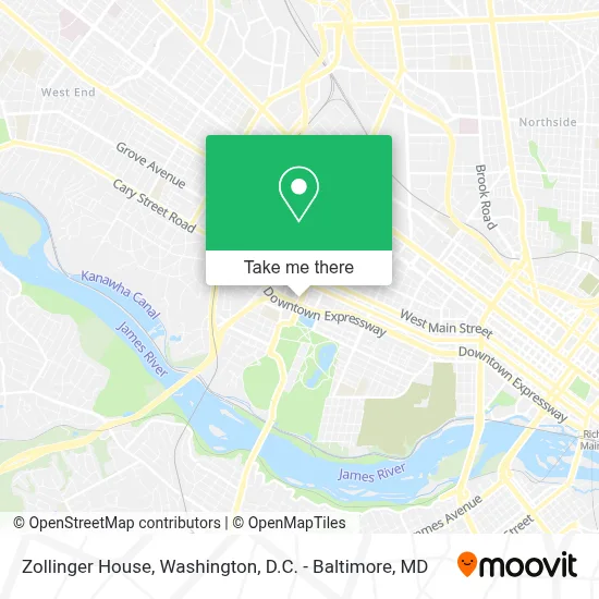 Zollinger House map
