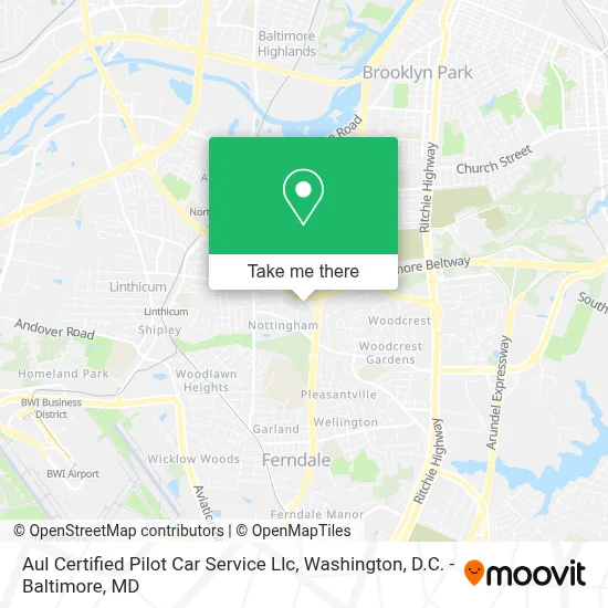 Aul Certified Pilot Car Service Llc map