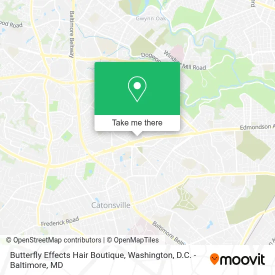 Butterfly Effects Hair Boutique map