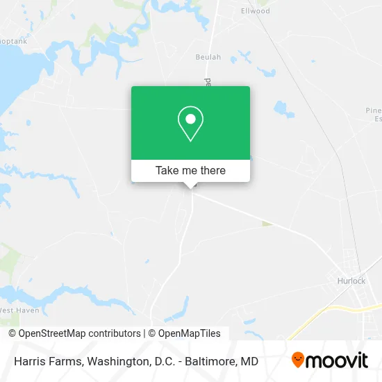 Harris Farms map