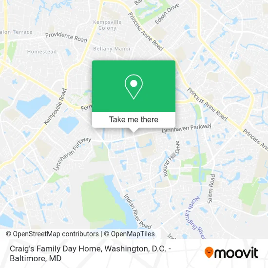 Craig's Family Day Home map