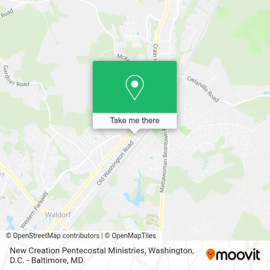 New Creation Pentecostal Ministries map