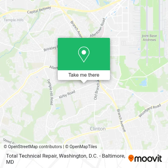 Total Technical Repair map