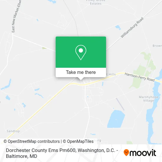 Dorchester County Ems Pm600 map