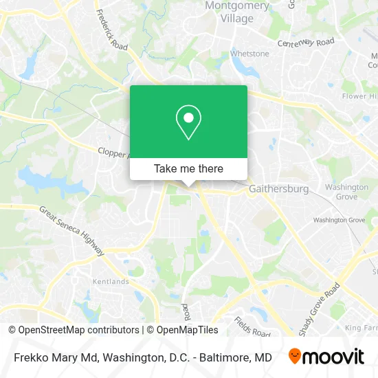 Frekko Mary Md map