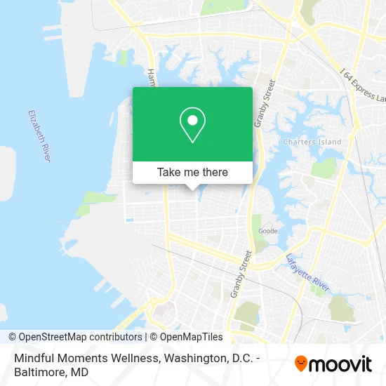Mindful Moments Wellness map