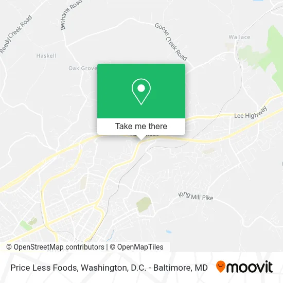 Price Less Foods map